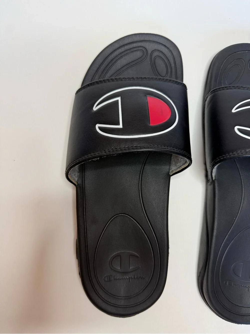 Champion Super Slides Slip On Black shoes Sandals (SEE DESCRIPTION FOR SIZE INFO